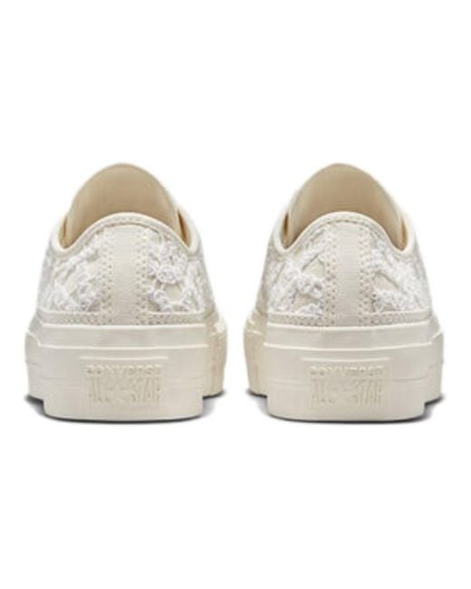 Converse White (Wmns) Chuck Taylor All Star Lift Platform Low 'Daisy Cord'