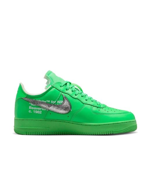 Nike Green X Off- Air Force 1 Low 'Brooklyn' for men