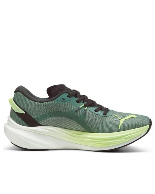 PUMA Green Deviate Nitroâ 3 Road Running Shoes for men