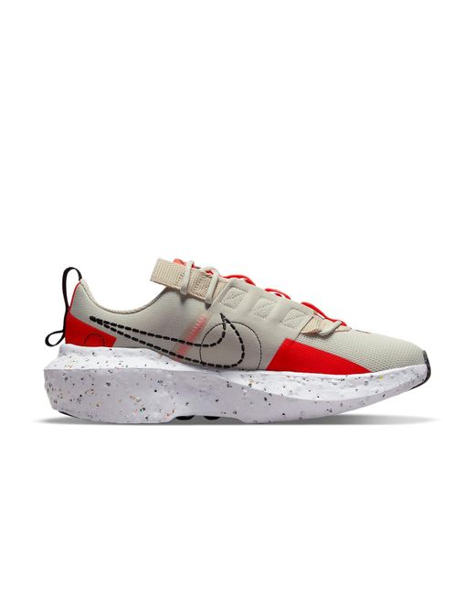 Nike Red (Wmns) Crater Impact 'Light Bone Bright Crimson'