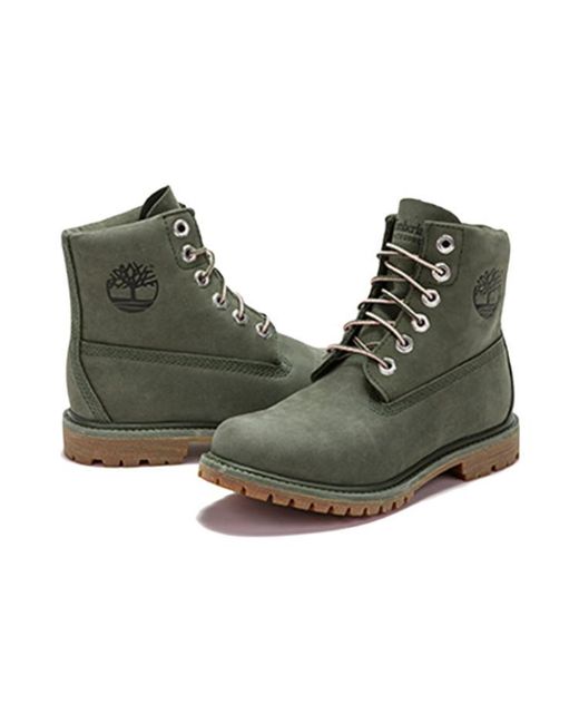 Timberland Green (Wmns) Nellie Inch Waterproof Boots 'Dark Nubuck'