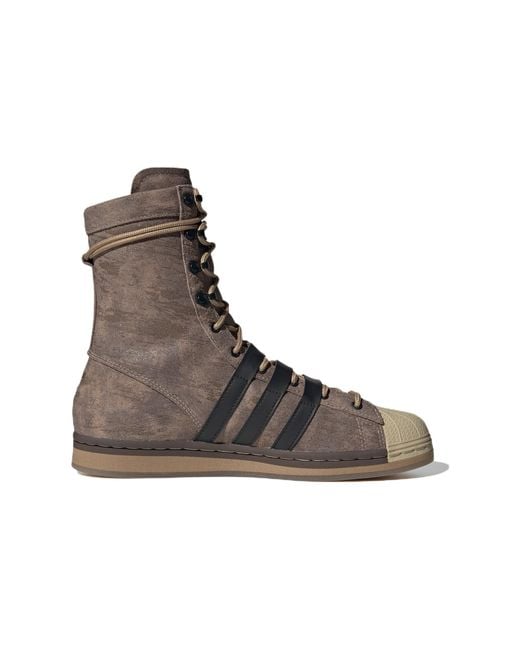 Adidas Brown Originals Superstar X Melting Sadness 'Dark' for men