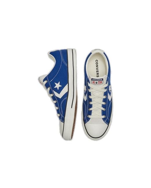 Converse Blue Star Player Retro Casual Skateboarding Shoes for men