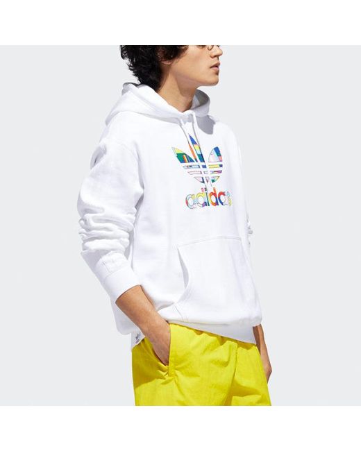 Adidas White Originals Athleisure Casual Sports for men