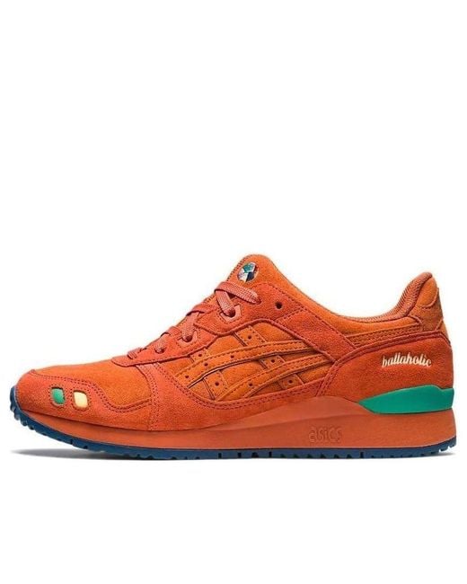 Asics Red X Ballaholic Gel-Lyte Iii Og Sportswear Shoes 'Harvest Pumpkin' for men