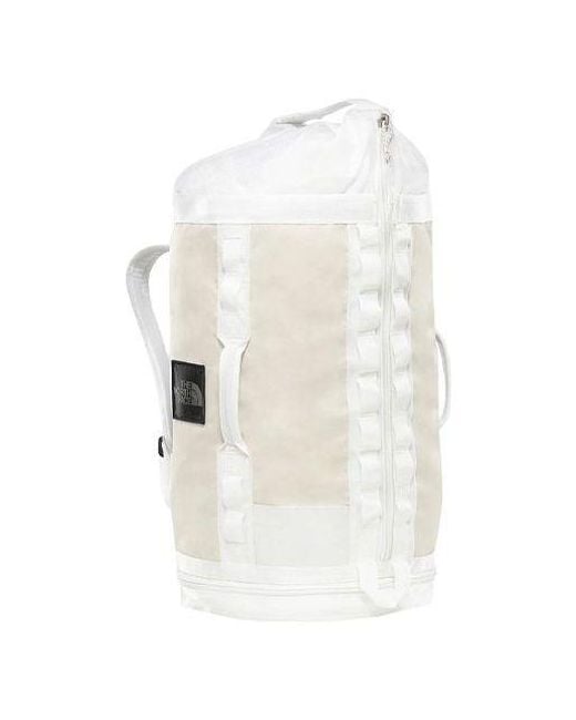 The North Face White Lunar Haulaback Backpack