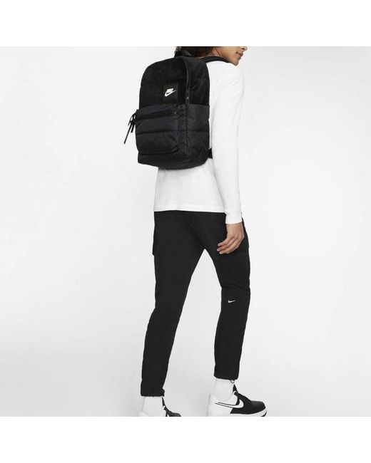 Nike Black Heritage Winterized Backpack for men