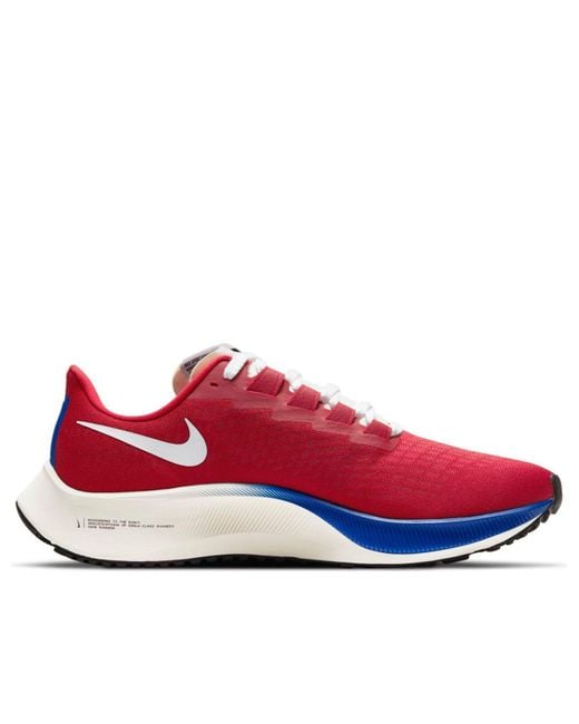 Nike Red Air Zoom Pegasus 37 Premium 'Gym Game Royal' for men