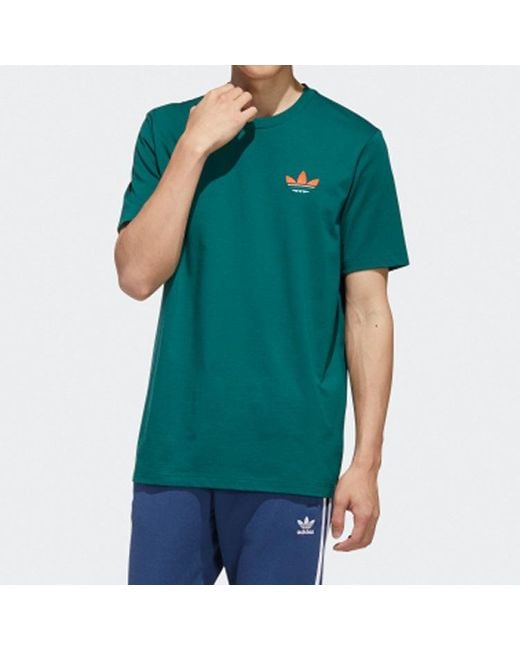Adidas Green Originals Sports Short Sleeve Forest for men
