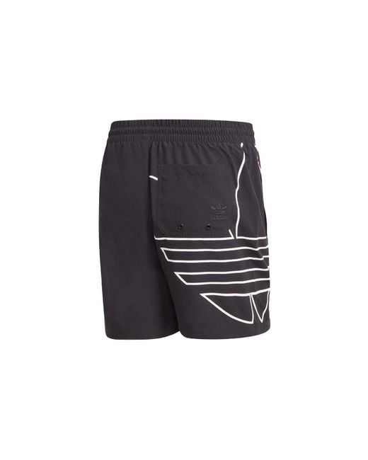 Adidas Blue Originals Solid Color Sports Shorts for men