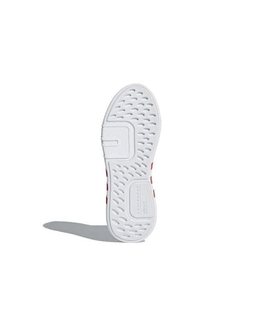 Adidas White Eqt Bask Adv 'Triple' for men