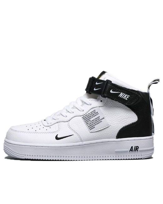 Nike Black Air Force 1 Mid '07 Lv8 for men
