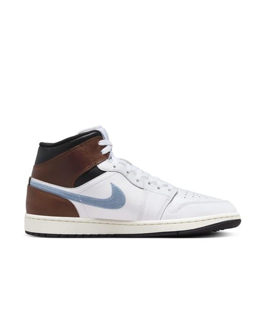 Nike White 1 Mid Se for men