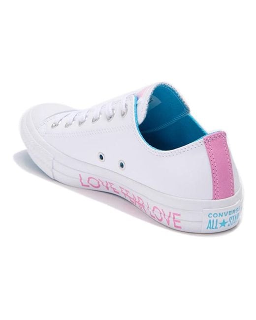 Converse White Chuck Taylor All Star Oxford Leather Sneaker for men