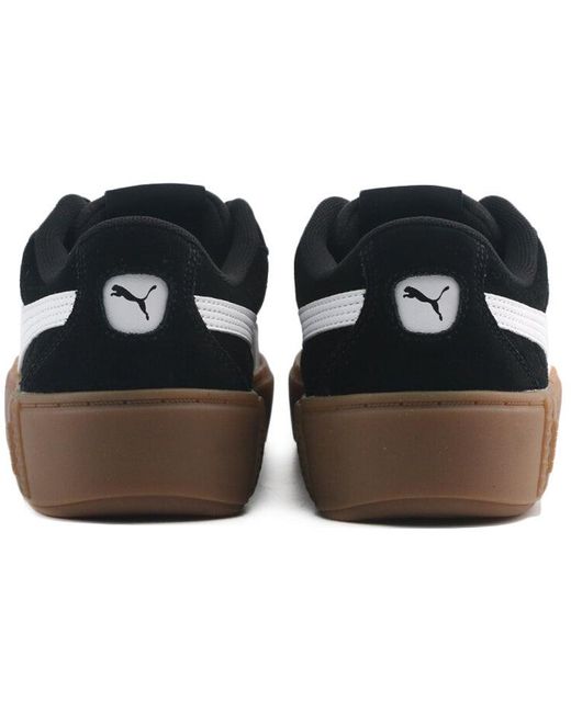 PUMA Blue (Wmns) Smash Platform V2 Suede Gum'