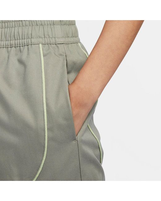 Nike Green (Wmns) Sportswear High Waist Woven Trousers 'Light'