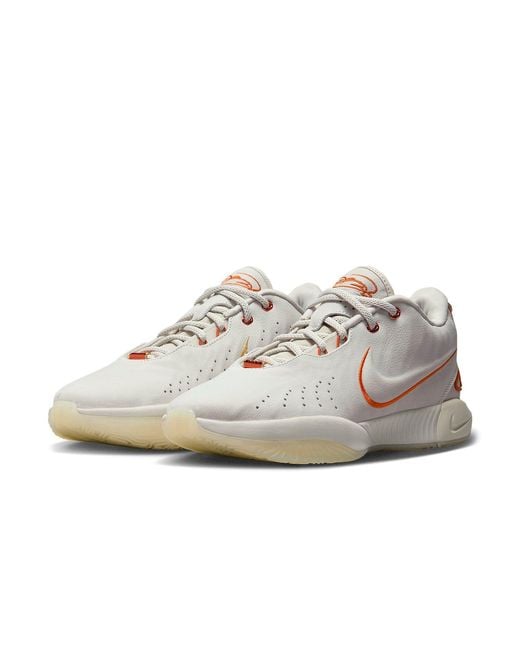 Nike White Lebron 21 'Akoya' for men