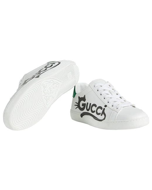 Gucci White (Wmns) Ace 'Kitten Logo'