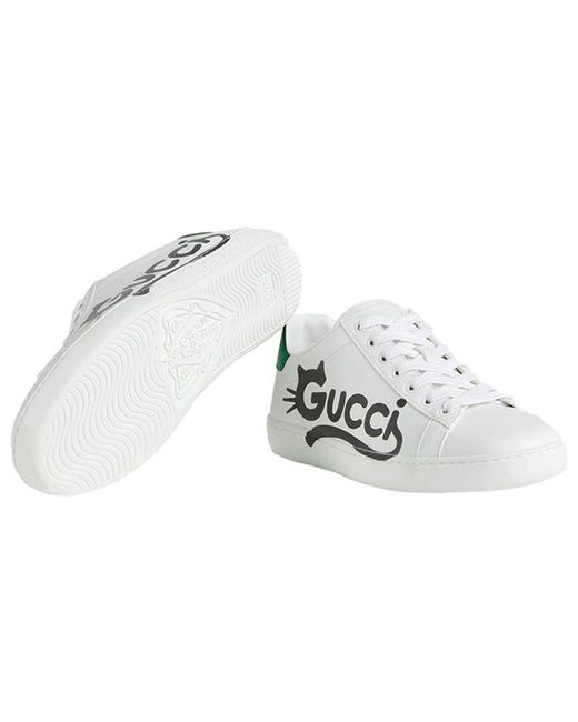 Gucci White (Wmns) Ace 'Kitten Logo'