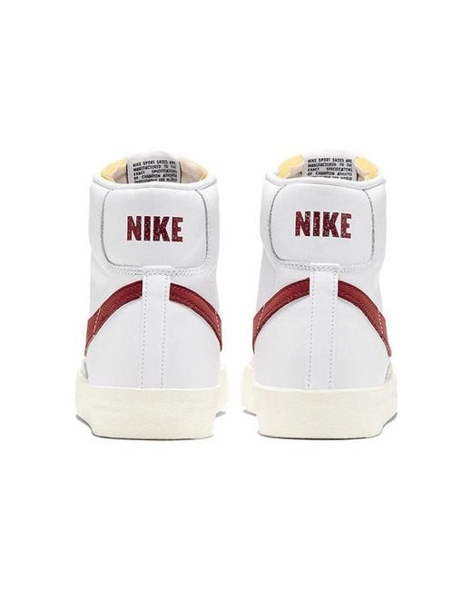 Nike White Blazer Mid '77 'Brick' for men