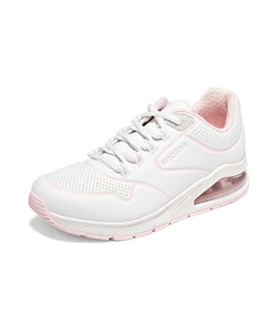 Skechers White (Wmns) Uno 2 Light'