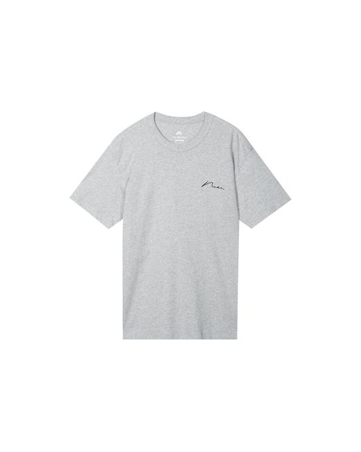 Nike Gray Sb Back Graffiti Funny Pattern Printing Round Neck Short Sleeve Light T-Shirt for men