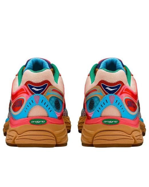 Saucony Red X Jae Tips Progrid Omni 9 'To Do List Tan' for men