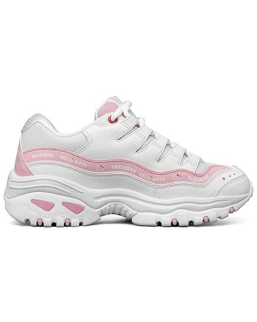 Skechers White Hello Kitty X Low-top Pink
