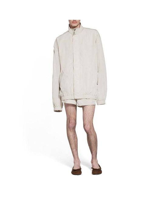Balenciaga White Minimal Tracksuit Jacket for men