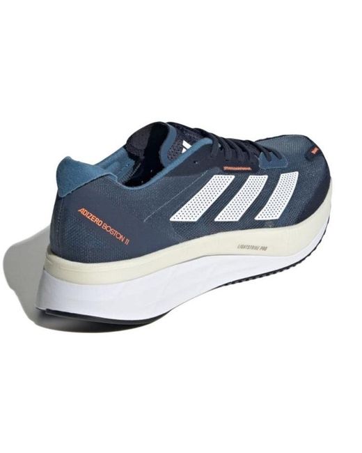 Adidas Blue Adizero Boston 'Wonder Steel' for men