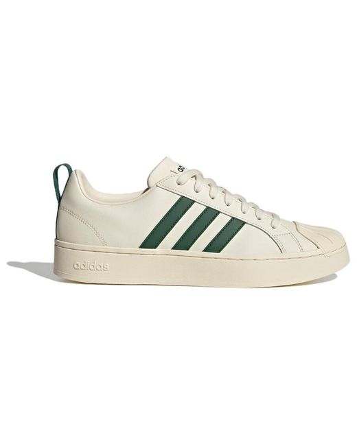 Adidas White Neo Streetcheck Shoes 'Cream' for men