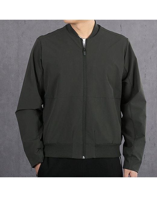 Adidas Gray Pilot Sportscasual Baseball Jacket for men