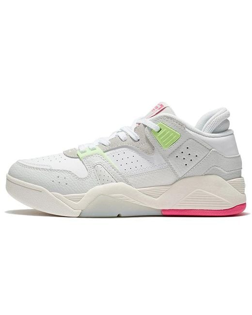 Li-ning White (Wmns) Casual Basketball Shoes