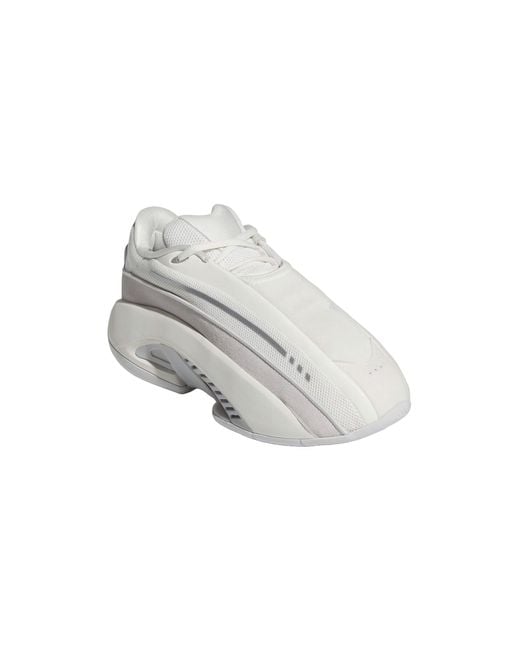 Adidas White Crazy Mad Iiinfinity Dash' for men