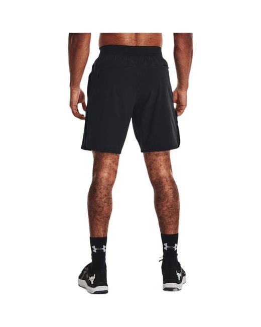 Under Armour Black Project Rock Snap Training Shorts Asia Sizing for men