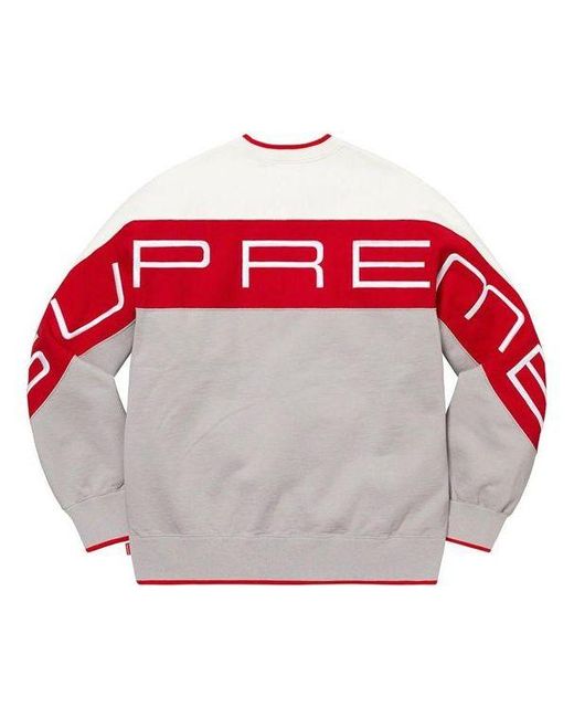 Supreme White Stretch Crewneck for men