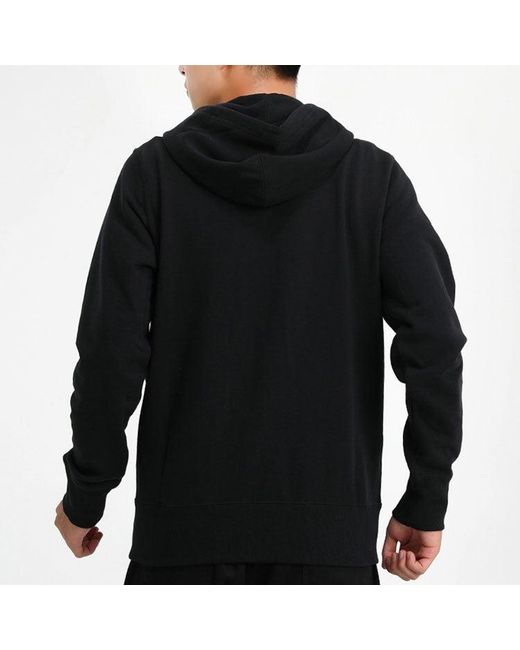 Nike Black Full-Length Zipper Jacket for men