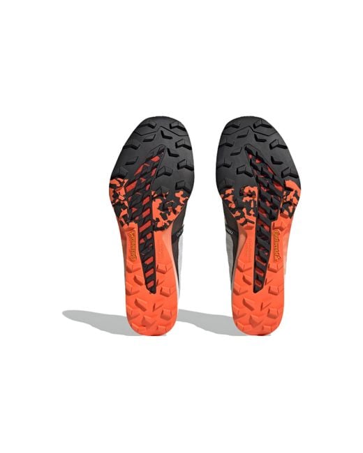 Adidas Gray Terrex Speed Pro Trail Running Shoes 'Non Dyed Impact' for men