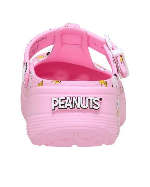 CROCSTM Pink X Peanuts Snoopy Mary Jane Clog 'Peanuts And Woodstock' for men