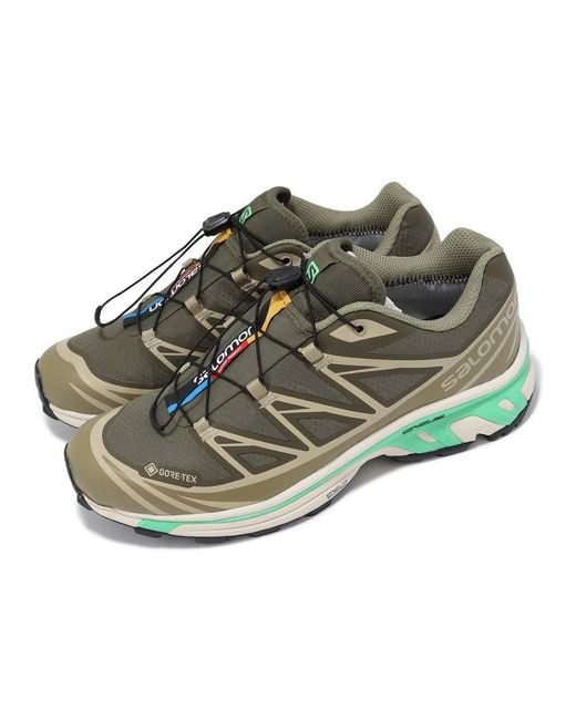 Salomon Green Xt-6 Gore-Tex Night Dried Herb' for men