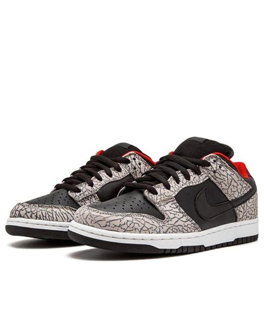 Nike Brown X Supreme Sb Dunk Low Pro Cement' for men