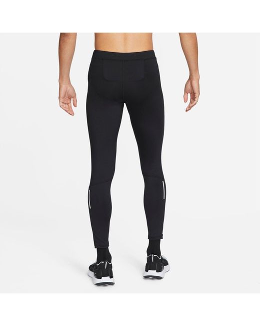 Nike Blue Dri-Fit Challenger Running Tights for men