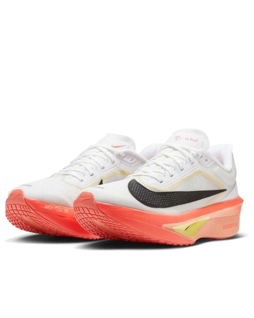Nike White Zoom Fly 6 Magic Ember' for men