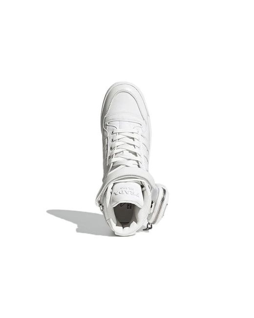 Adidas White X Prada Forum High Re-Nylon for men