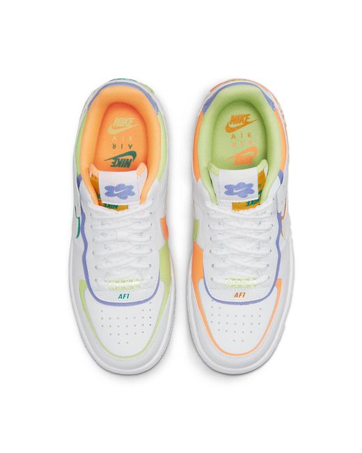 Nike White (Wmns) Air Force 1 Shadow