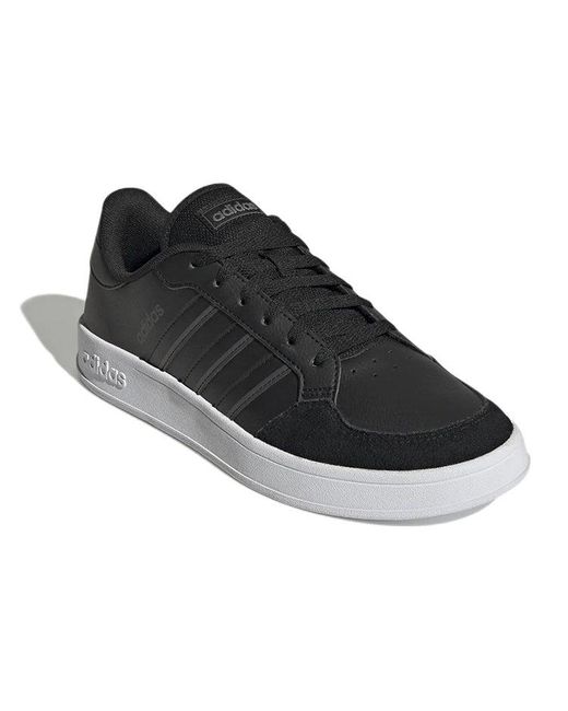 Adidas Black Breaknet Court Lifestyle Shoes 'Core' for men