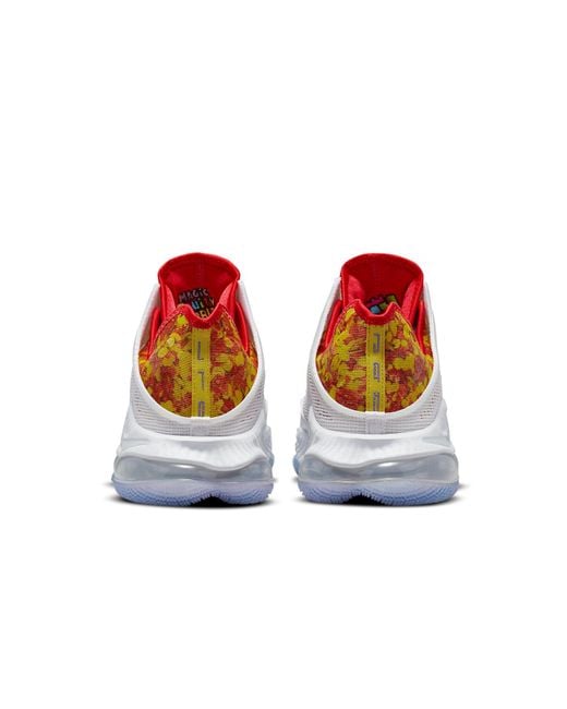 Nike White Flintstone X Lebron 19 Low 'Magic Fruity Pebbles' for men