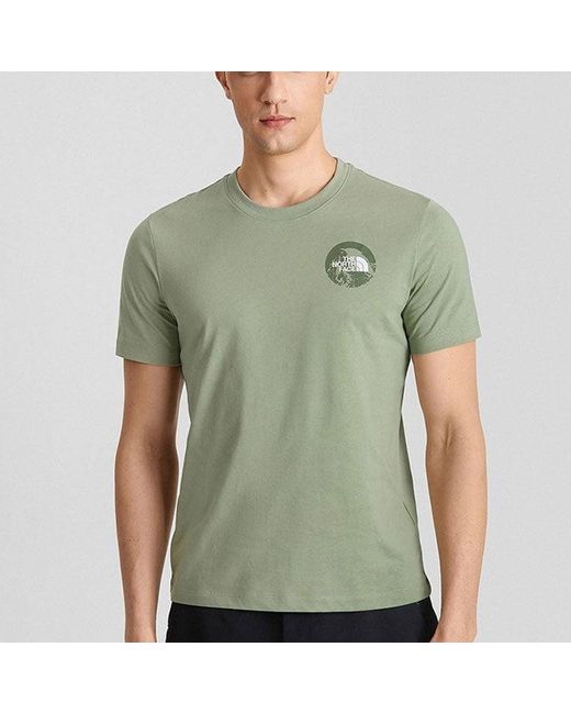 The North Face Green Logo T-Shirt for men