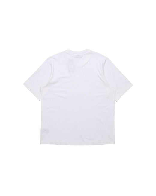 Adidas White Originals Graphic Tee Printing Short Sleeve for men