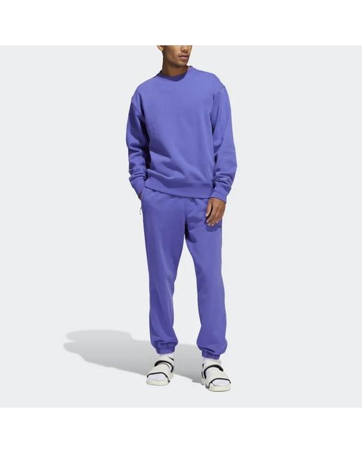Adidas Blue X Pharrell Basic Sports Sweatshirt